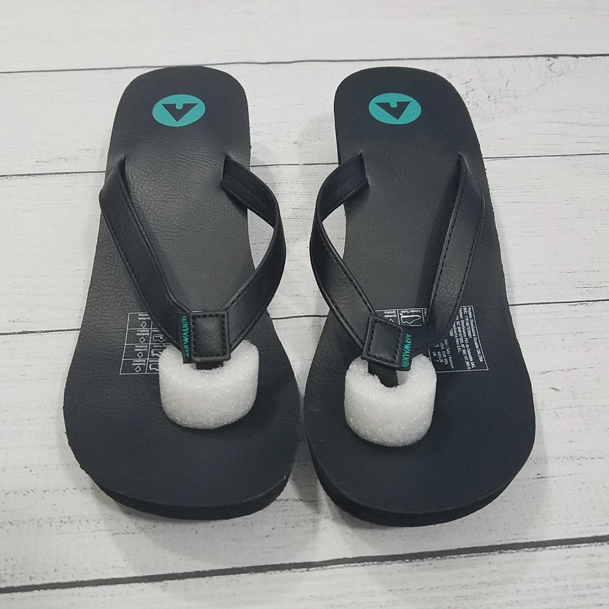 Airwalk Reel Wedge Women s Flip Flop Sandals Size 9 Black
