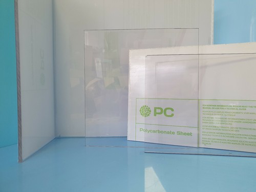 Produktbild von MAKROLON Polycarbonat Platte – 8 Mm, 1000x400 Mm, Transparent, Bruchfest, Schlagfest, Zuschnitt Nach Wunsch
