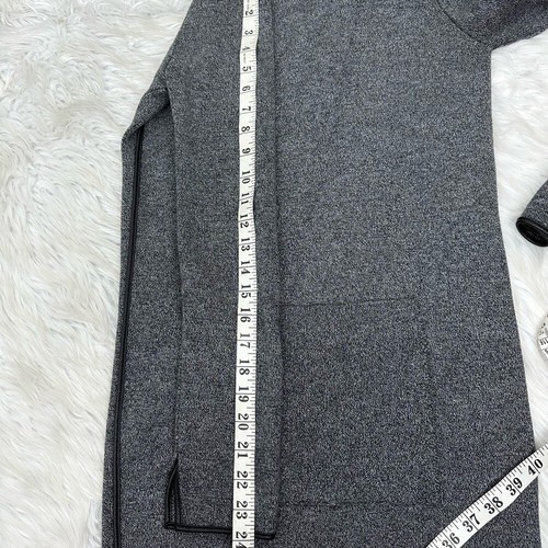 Zara Women’s Gray Contemporary Draped Open Front Long Cardigan Sweater S/C34 - Picture 14 of 14