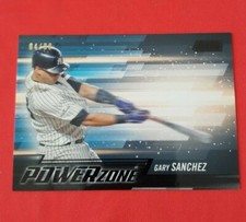 2018 Stadium Club Gary Sanchez Power Zone Black Foil Parallel #04/99 Yankees