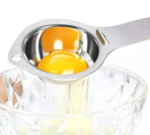 Egg Separator Stainless Steel Egg Yolk White Separator Egg Tools Kitchen Gadget - Picture 8 of 10