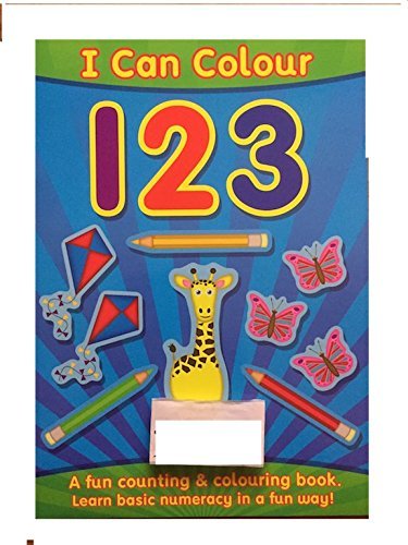 I Can Colour 123 - a fun counting and colouring book