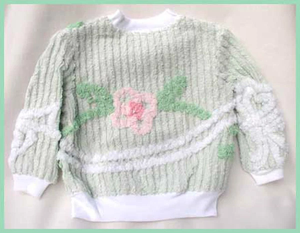 ¡SÚPER LINDO! Chaqueta de chenilla verde menta Blue Moon para niñas 4T ropa para niños ¡NUEVA!! Foto 2 de 2