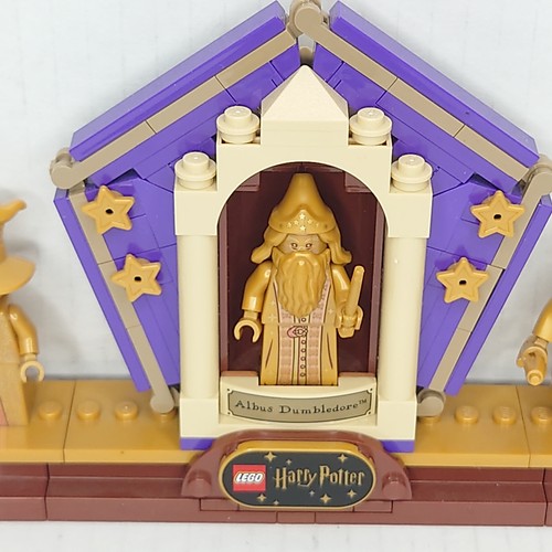 LEGO® 76391 Hogwarts Icon Minifigure - Dumbledore McGonagall Hagrid Gold 20th - Picture 3 of 9