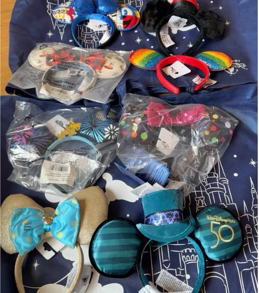 Loungefly Disney Parks Mickey Magical Bow Minnie Mouse Ears Bow Headband 2024 - Image 3 of 4