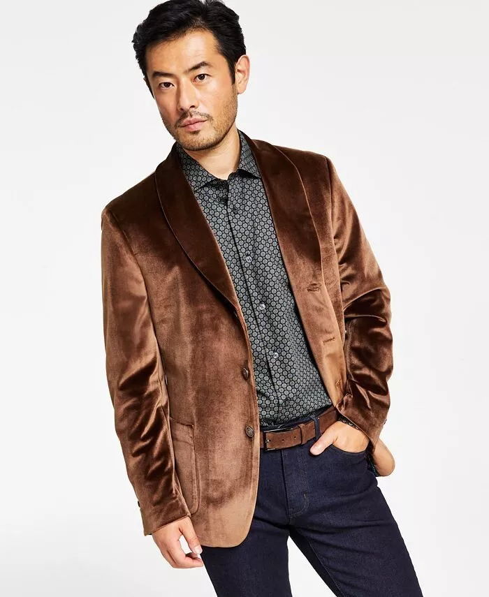 Velvet Blazers & Sport Coats for Men