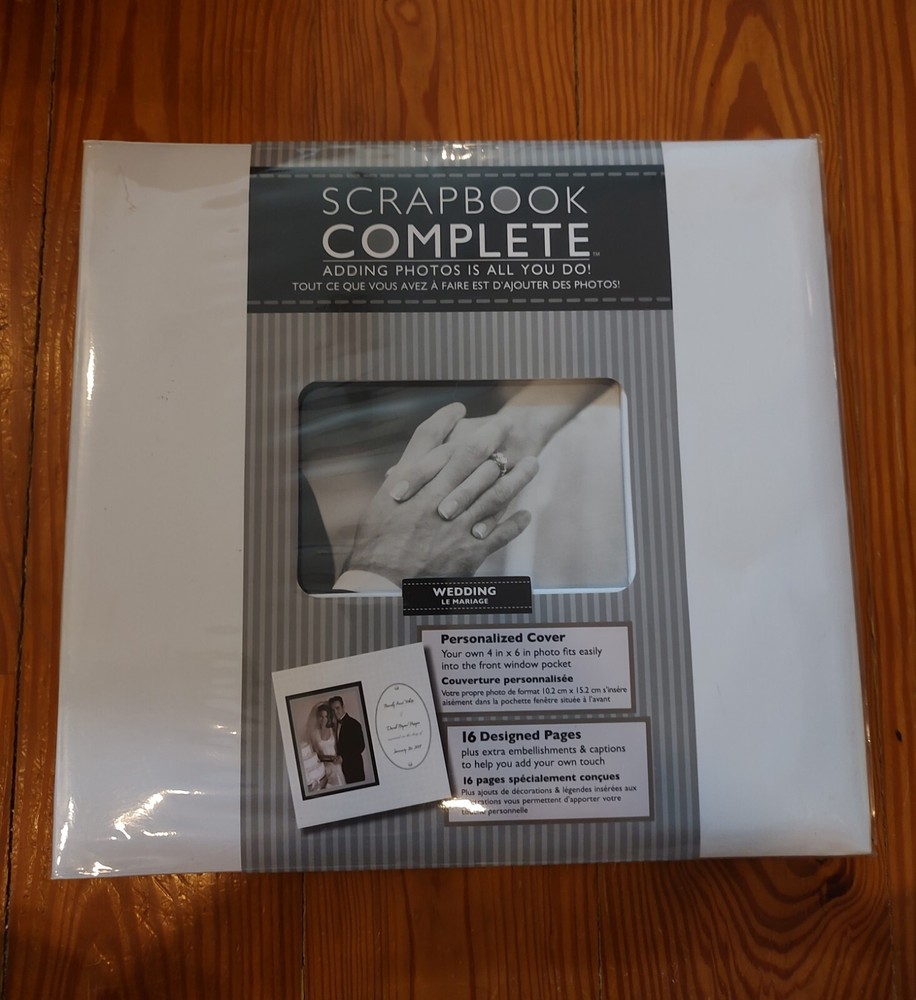 Scrapbook Complete Wedding Album, Complete Kit Scrapbook Complete Wedding Album, Complete Kit