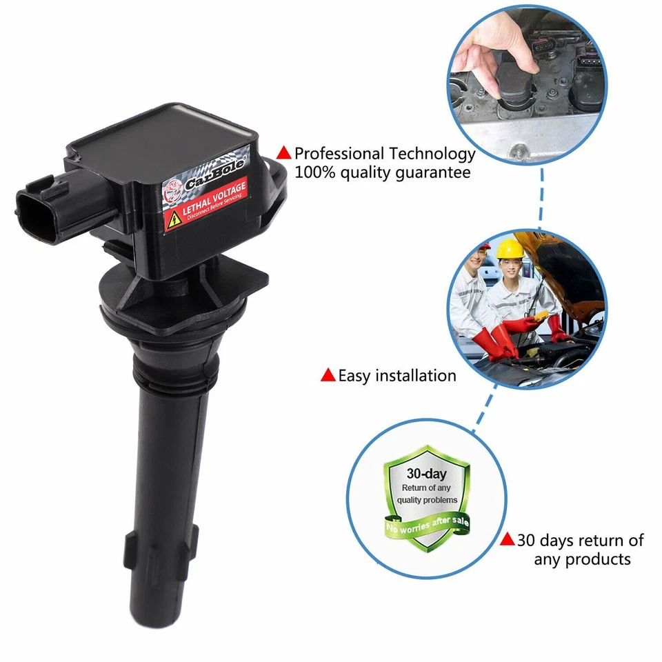 6*Ignition Coil for Ford Falcon 2010 FG Sedan G6/XR6 4.0L 6cyl 2008 09 2010-2016 - image 4 of 4