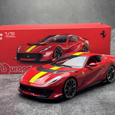 Bburago 1/18 Ferrari 812 Competizione Red Diecast Model Car Collectible