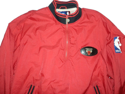 Vintage Pro Player Chicago Bulls Pullover 1/4 Zip Windbreaker Jacket XL / XXL