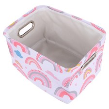 Image of Small Baskets with Handles for Kids Baby Organizer Cloth Storage Bin