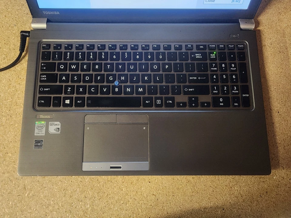 东芝 Tecra Z50-A 便携式电脑 i7-4600U 2.1GHz 16GB RAM 无硬盘/操作系统/电缆 — 第 3/4 张图片