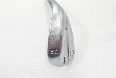 Titleist Vokey Sm6 Tour Chrome Wedge 58°-10 S-Grind Wedge Stock 982323 Good E13