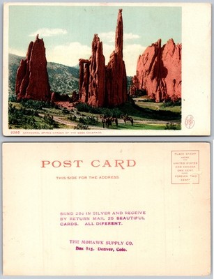 Cathedral Spires Garden Of The Gods Colorado Postcard