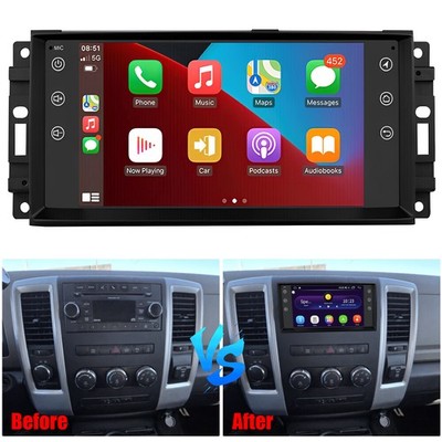 7'' Wireless Apple CarPlay Android Auto Car Stereo Radio GPS For Chrysler Series