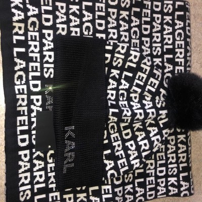 Lagerfeld Paris Karl -Scarf /Hat and Gloves Set