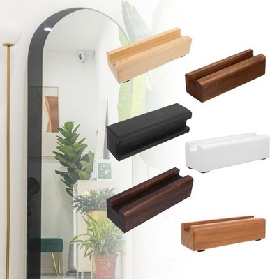 Ganzkörperspiegelständer aus Holz, Displayhalterung für Einkaufszentrum,