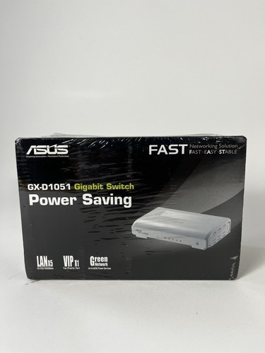 Asus GX-1051 Gigabit Switch Risparmio energetico - Nuovo sigillato nella scatola! Mac Windows - Foto 2 di 5