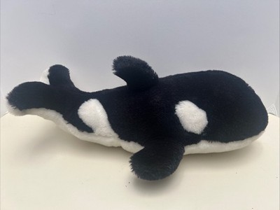 Shamu Killer Whale Orca 16  Stuffed Plush Excellent Condition No Tags Very Soft