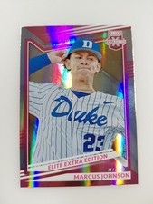 2022 Panini Elite Extra Edition - Marcus Johnson #112 Pink (RC)