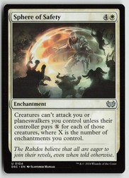 Sphere of Safety #104 Commander: Duskmourn: House of Horror