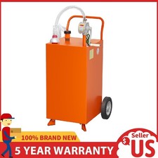 40 Gallon Fuel Caddy Portable Transfer Tank Gas Diesel Storage Tank With Pump 40 Gallon Fuel Caddy Portable Transfer Tank Gas Diesel Storage Tank With Pump