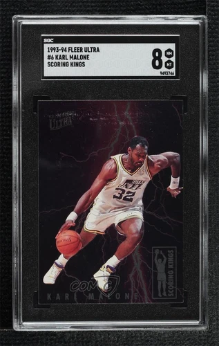 1993-94 Fleer Ultra Scoring Kings Karl Malone #6 SGC 8 HOF