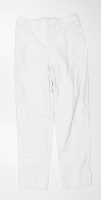 Gallery Damen weiße gerade Stretch Jeans Größe Small