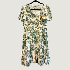RWJ 2XL Floral Midi Dress New Without Tags Co...