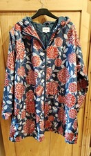 Mantel / Jacke CISO XL Blau Rot 48 /50 Regenm...