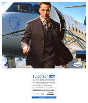 JEREMY PIVEN SIGNED ARI GOLD ENTOURAGE 8X10 PHOTO - ACOA COA