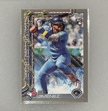 1110016 - 2025 Topps Holiday Leo Jimenez H57 Silver Glitter RC