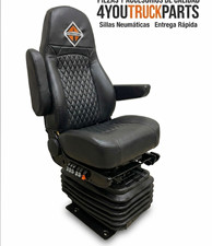 4you Truck Parts Air Suspension High Back Seat W Armrests Vinyl Black
