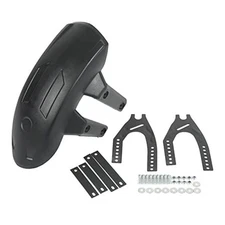 Fydun Guardabarros trasero para motocicleta, ABS de metal, negro, protector 