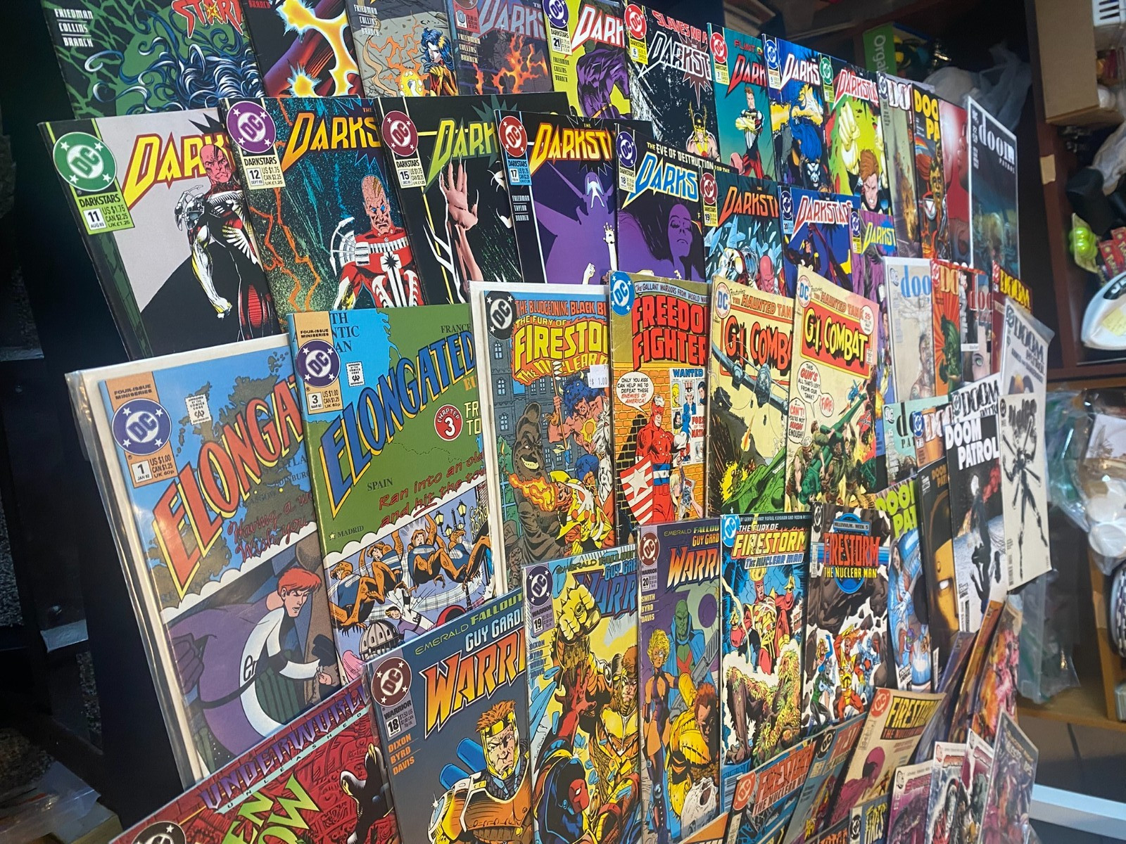 DC Comic lot of 71 comics Firestorm Darkstars Doom Patrol GI Combat Cosmic Boy