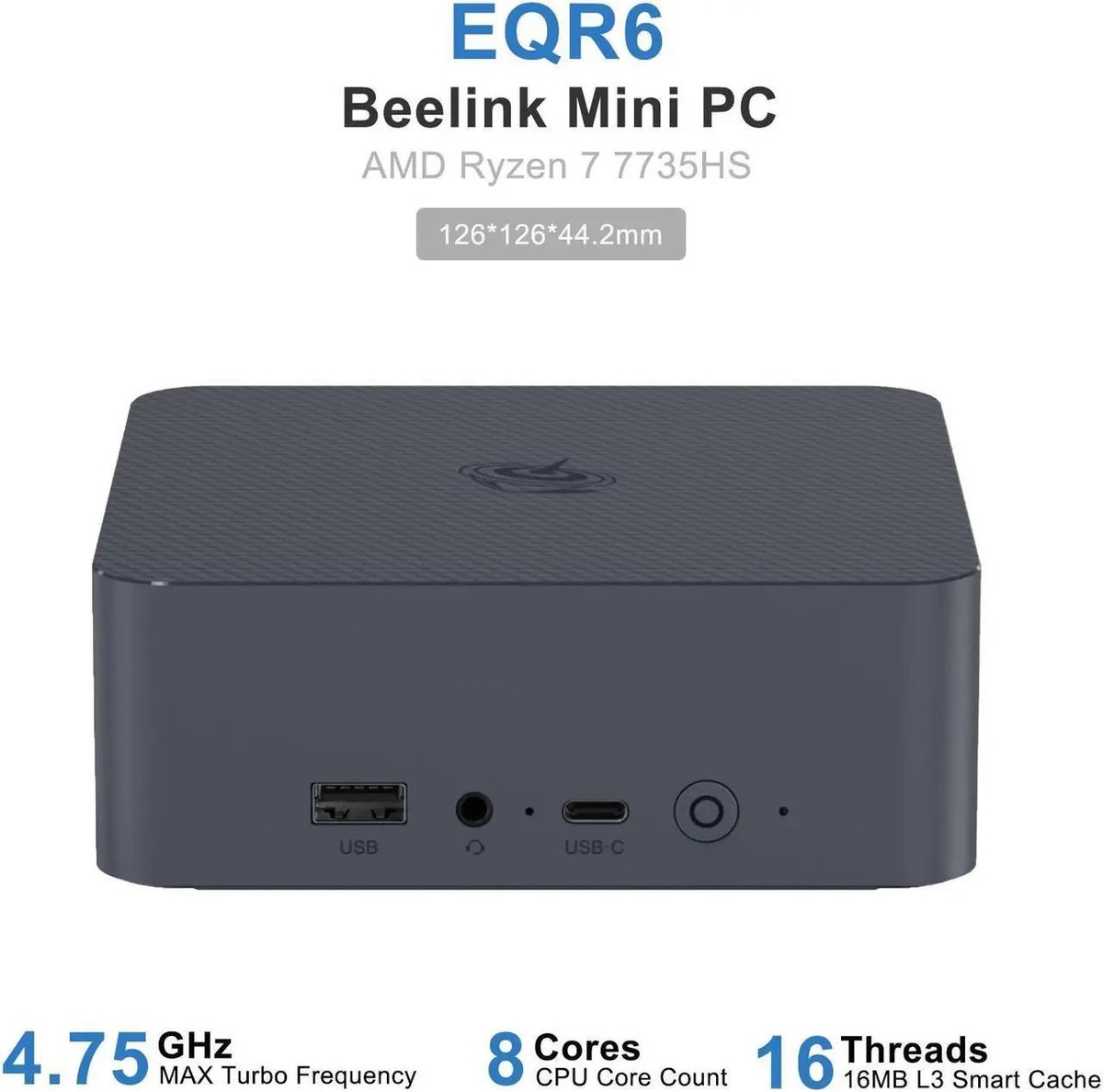 Beelink EQR6 ミニPC Ryzen7 7735HS 1TB Beelink Mini PC EQR6 AMD Ryzen9 6900HX,Mini Computer 32GB