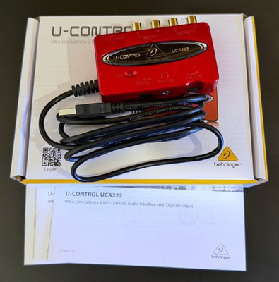 behringer u-control uca222 usb audio interface