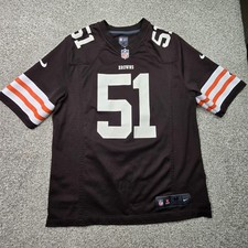 Cleveland Browns Jersey Mens Medium Brown NFL Football Barkevious Mingo Nike