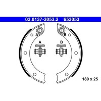 ATE Handbremsbacken Satz 180Mm Passend FüR Porsche 911 | 03.0137-3053.2