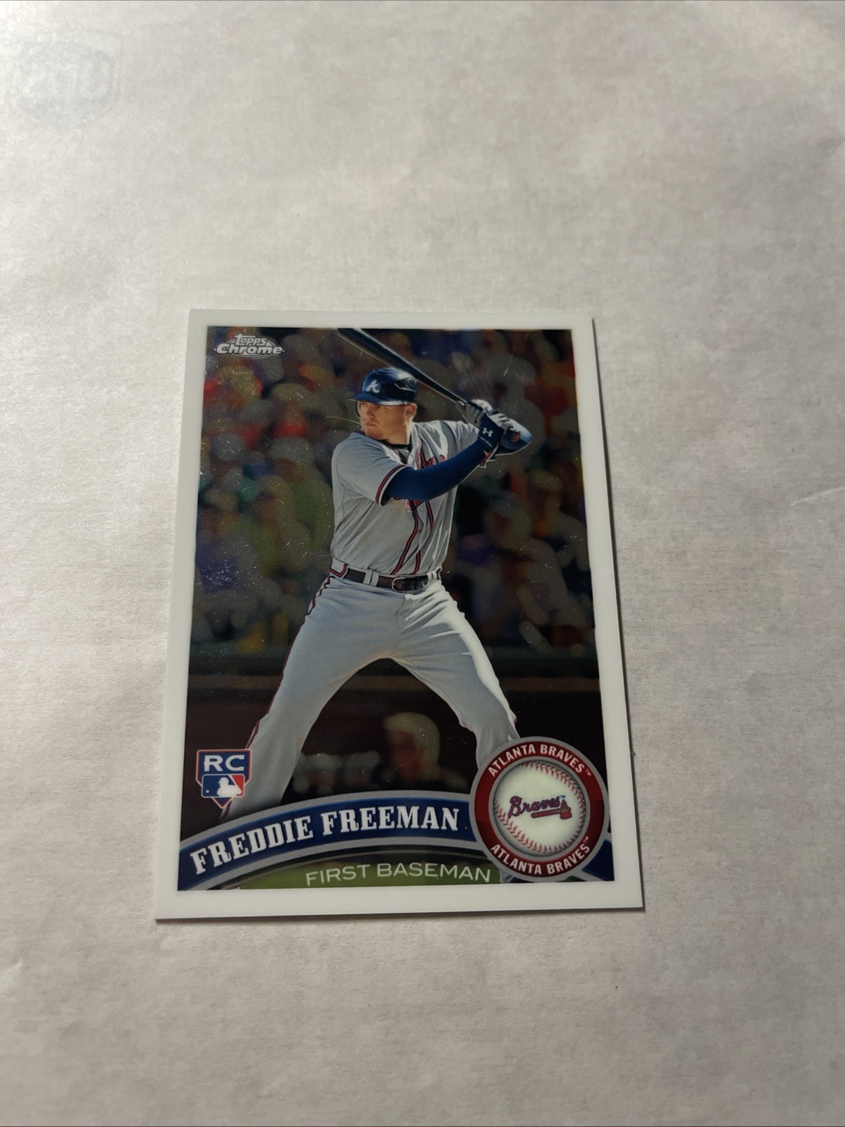 2011 Topps Chrome #173 Freddie Freeman True Rookie Braves Dodgers Legend D