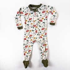 Burt's Bees Baby 18M Pajamas Footed Zip Sleeper Long Sleeve Mushroom Fall