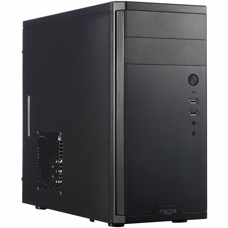 Fractal Design Case FD-CA-CORE-1100-BL Core1100 2x5.25"bays USB mATX/mITX - Image 2 of 4