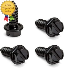 Black License Plate Screws Rustproof Black License Plate Screws for Securing