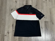 Nike Golf Dri Fit Polo Shirt Mens XL Black The Players TPC Sawgrass Tour 