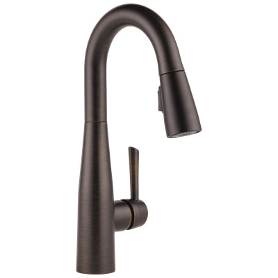 Delta Essa Pull-Down Bar/Prep Faucet Venetian Bronze-Certified Refurbished