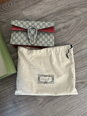 Original Gucci Dionysus GG Supreme Schultertasche – Rot – inkl. Dustbag - Bild 1 von 4