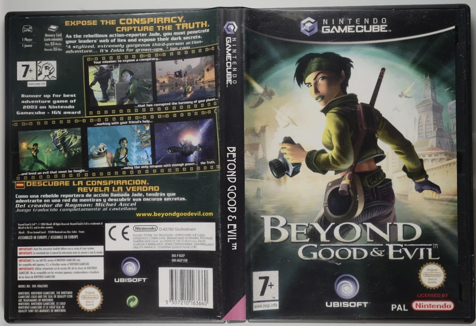 Beyond Good & Evil Nintendo GameCube 2003 COMPLETE | PAL | TESTED | UBISOFT - Image 3 of 4
