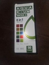 Aquarium Test Kit Water-8 for Fish Tanks 50 Testing Strips 8 n 1