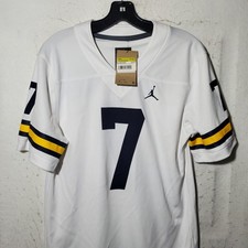 Michigan Wolverines Jersey Mens Small NCAA Football Jordan Dri Fit Edwards 7