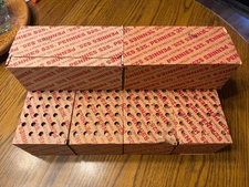 SEALED $25 Bank Box Of 2,500 Pennies - 50 ROLLS - Find Wheats, Copper And Errors